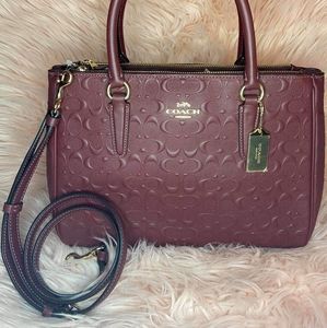 Coach Surrey Carryall in Signature Leather